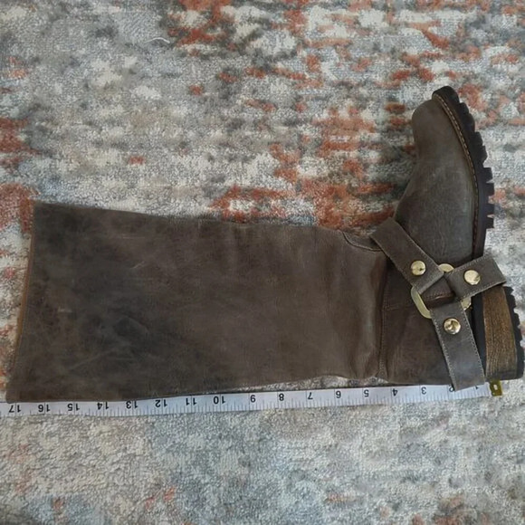 KG by Kurt Geiger Brown Leather Riding Boots - Size 7 - Picture 8 of 10